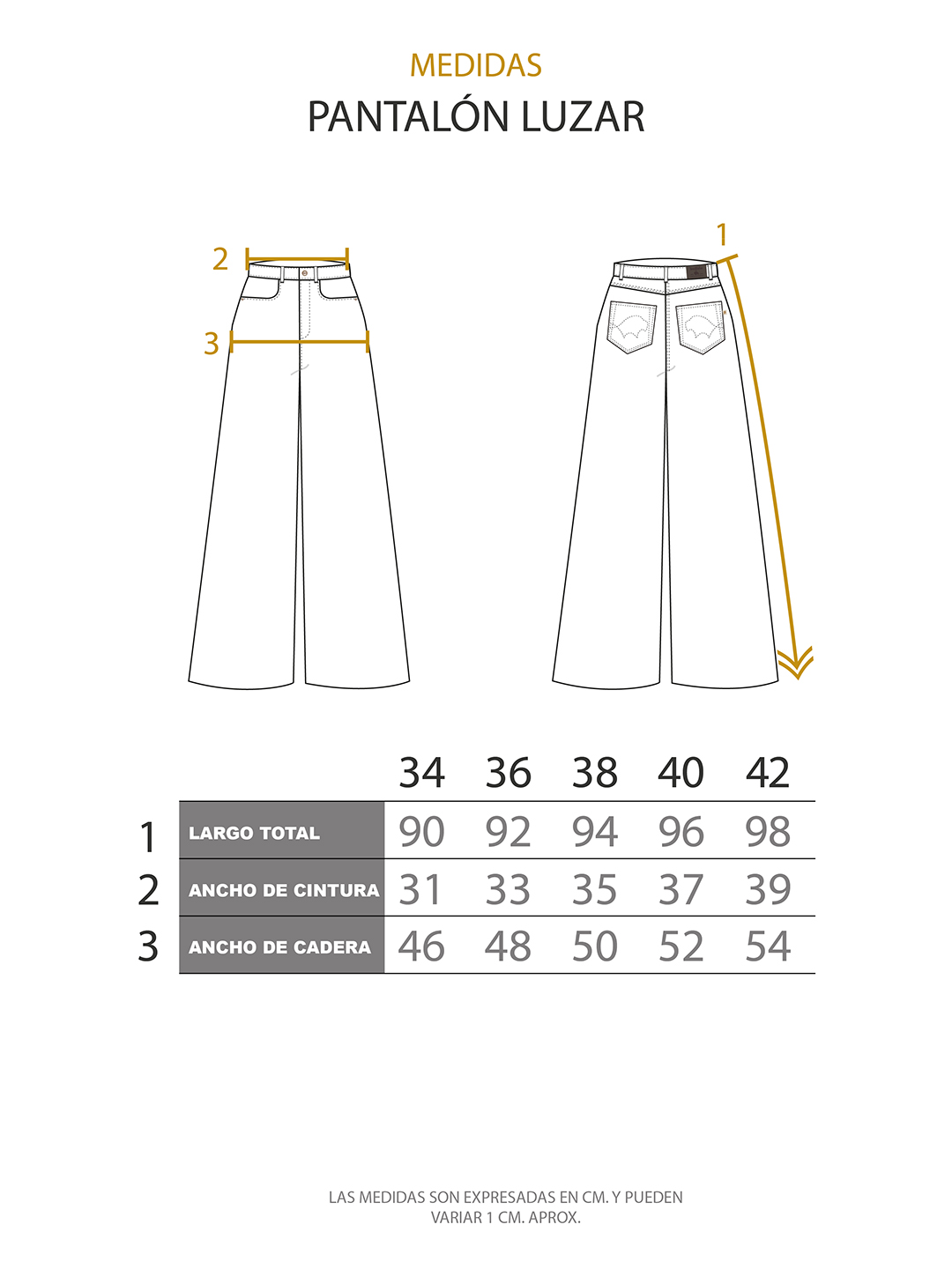 PANTALON ALGODÓN MUJER BUFFALO BEIGE LUZAR - 5
