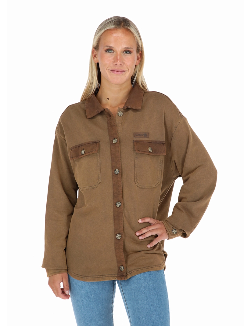 CHAQUETA VERIS CAFE MUJER BUFFALO - 1