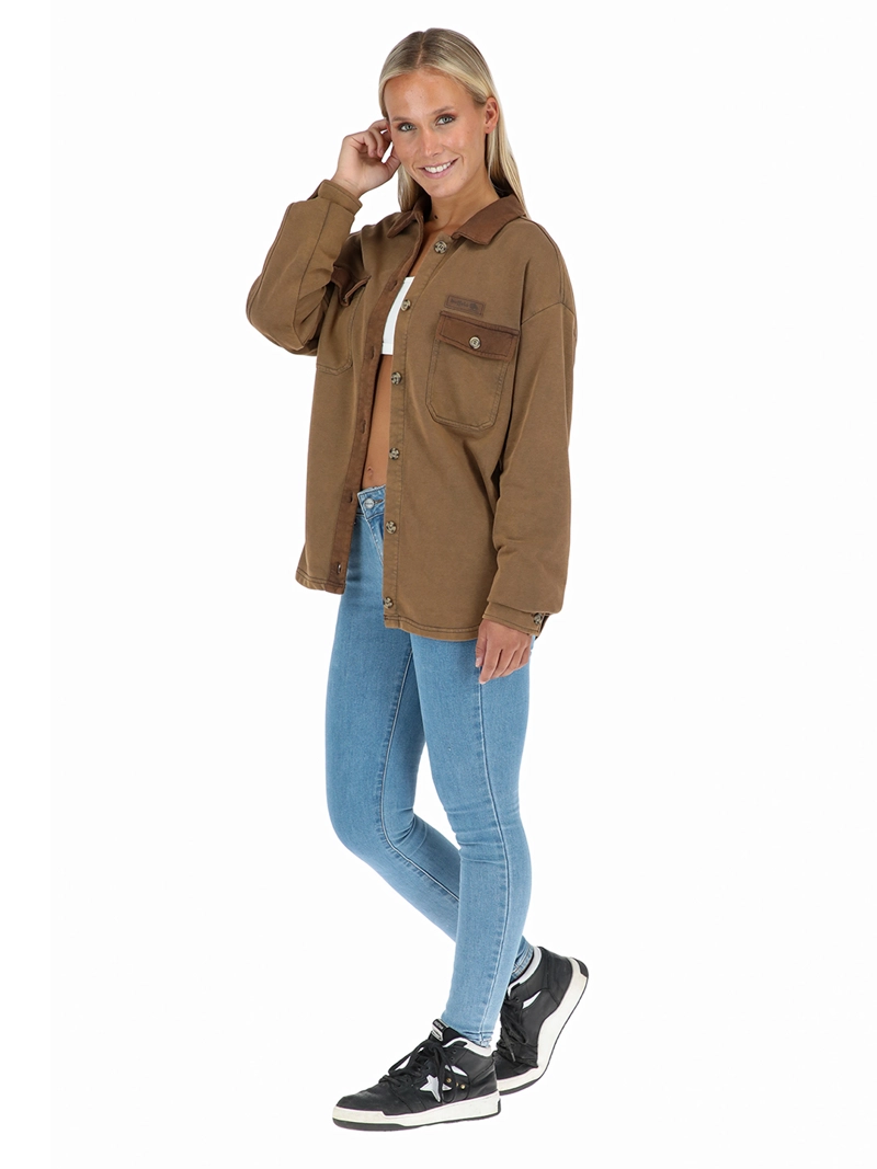 CHAQUETA VERIS CAFE MUJER BUFFALO - 2