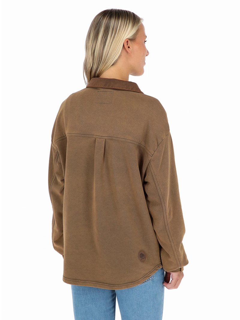 CHAQUETA VERIS CAFE MUJER BUFFALO - 3