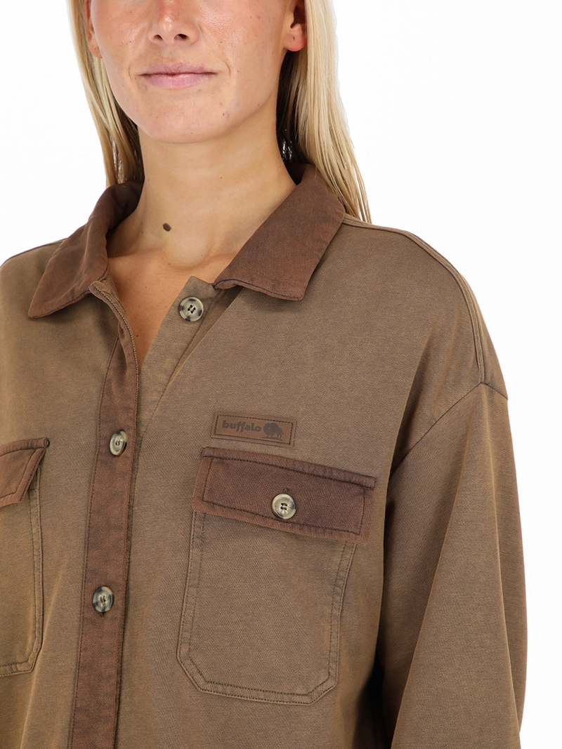 CHAQUETA VERIS CAFE MUJER BUFFALO - 4
