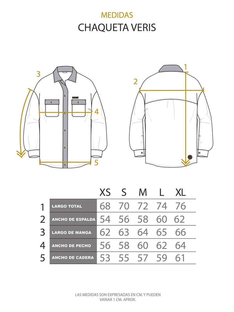 CHAQUETA VERIS CAFE MUJER BUFFALO - 5