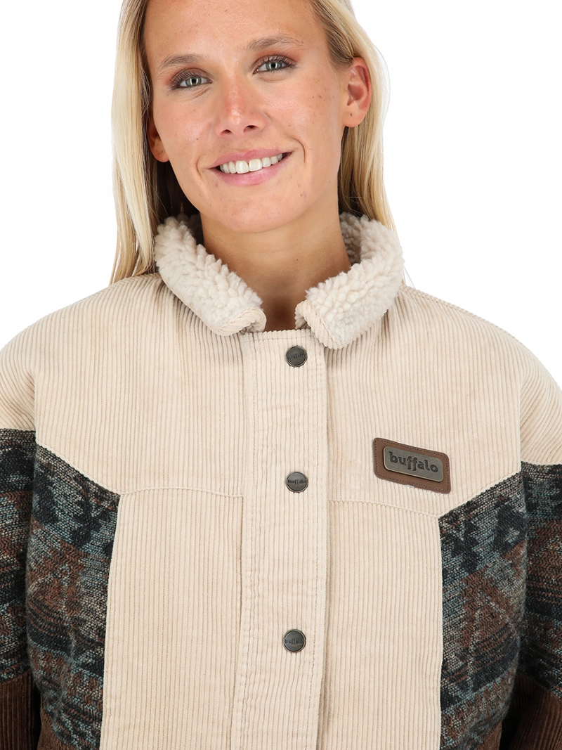 CHAQUETA TERRANA CAFE MUJER BUFFALO - 4