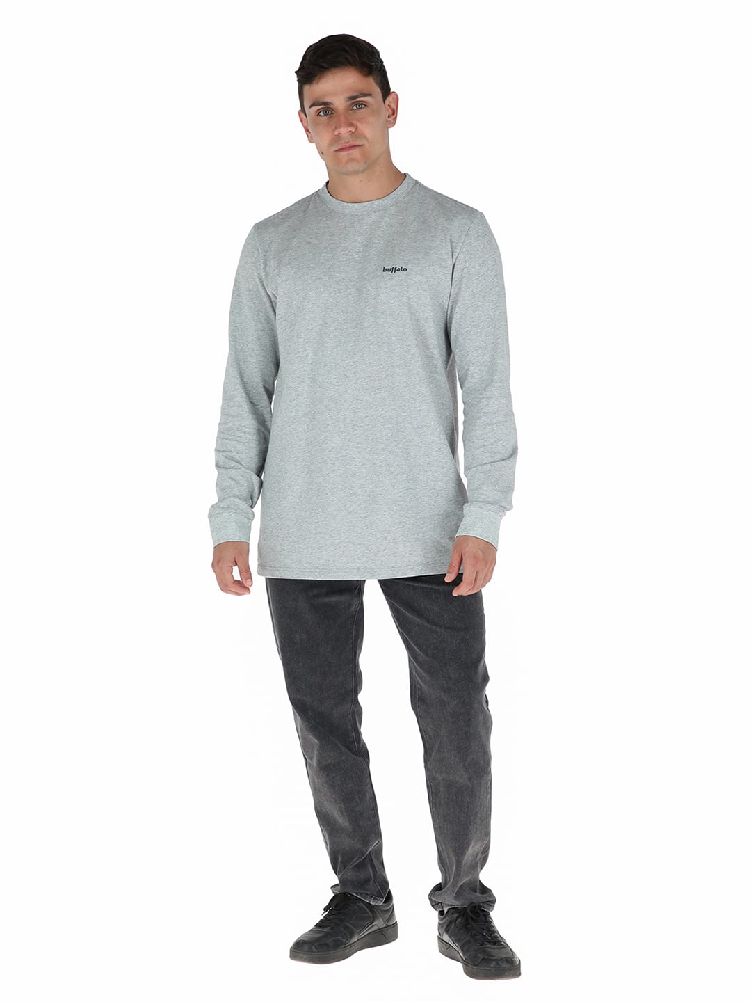 POLERA REM GRIS HOMBRE BUFFALO - 2