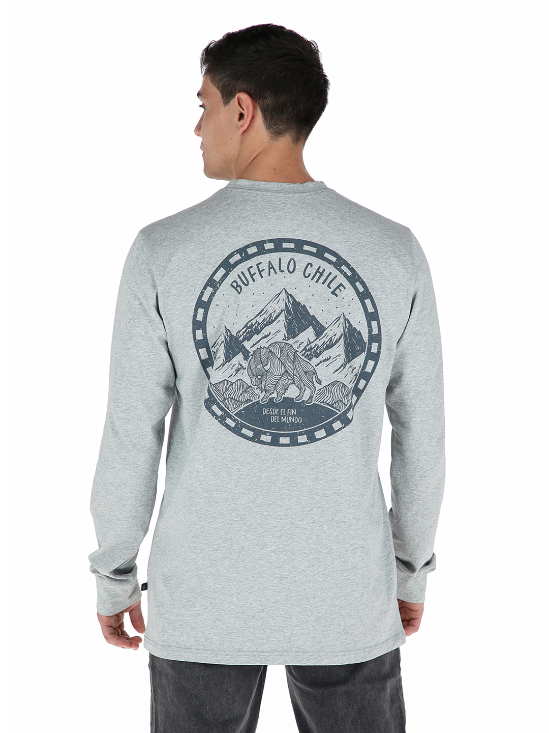 POLERA REM GRIS HOMBRE BUFFALO - 3