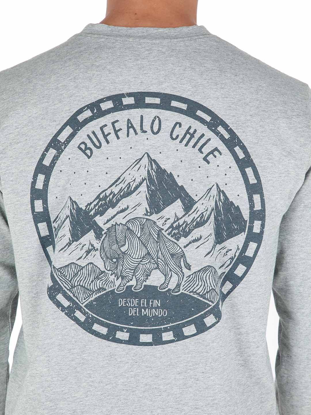 POLERA REM GRIS HOMBRE BUFFALO - 4