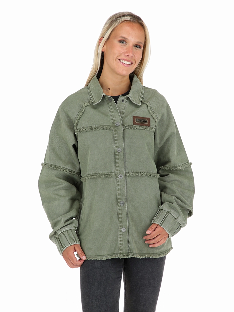 CHAQUETA LLANO VERDE MUJER BUFFALO - 1