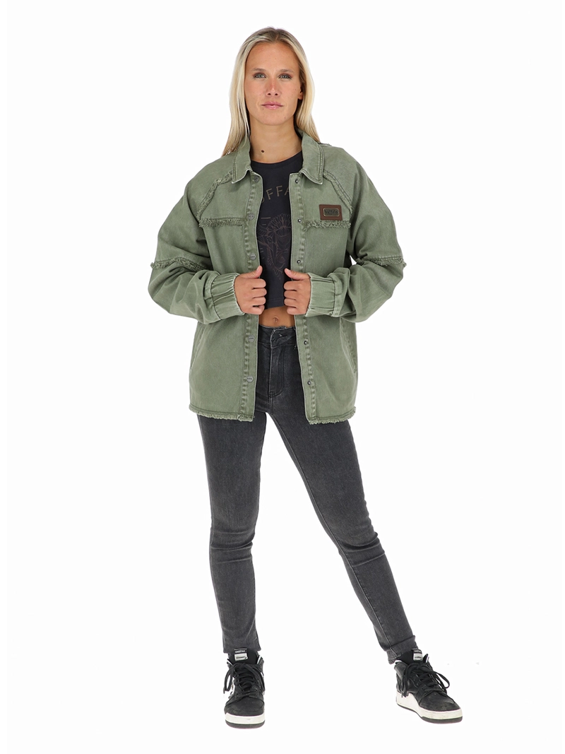 CHAQUETA LLANO VERDE MUJER BUFFALO - 2