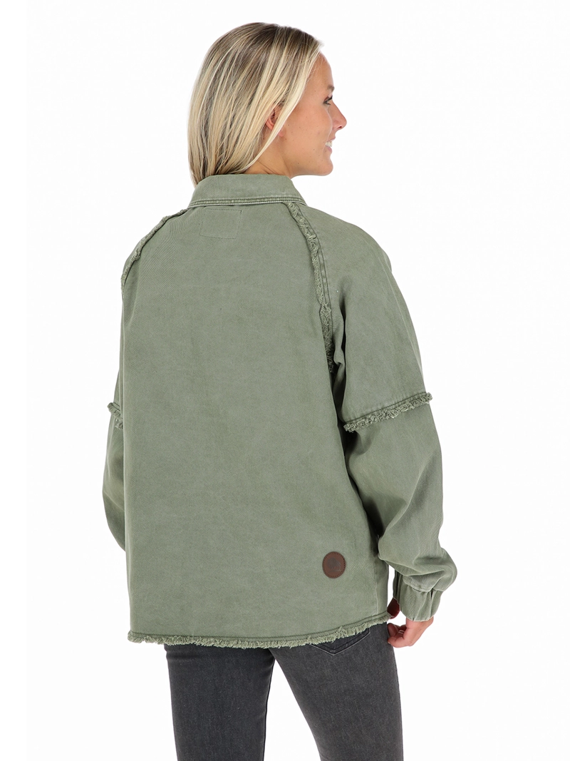 CHAQUETA LLANO VERDE MUJER BUFFALO - 3