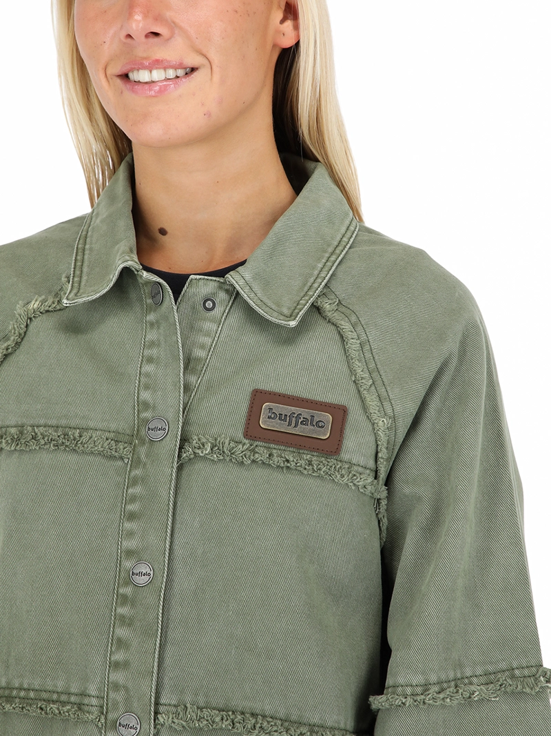 CHAQUETA LLANO VERDE MUJER BUFFALO - 4