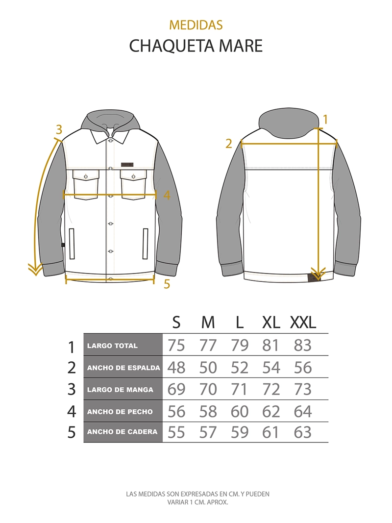 CHAQUETA MARE MOSTAZA HOMBRE BUFFALO - 5
