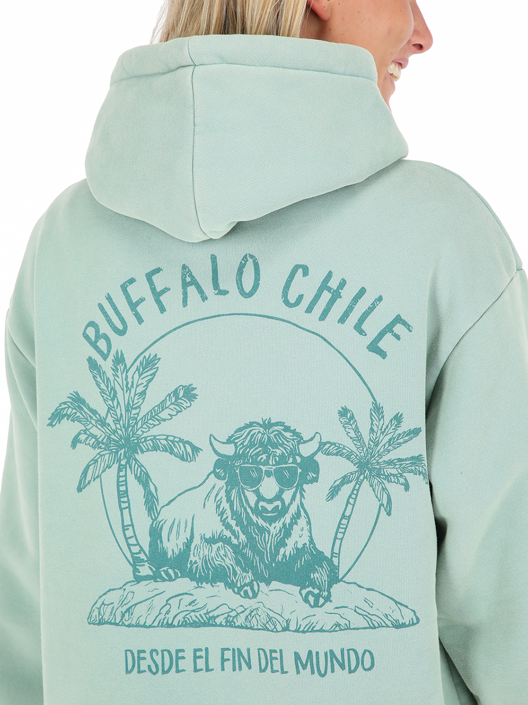 POLERON AURUM CELESTE MUJER BUFFALO - 4