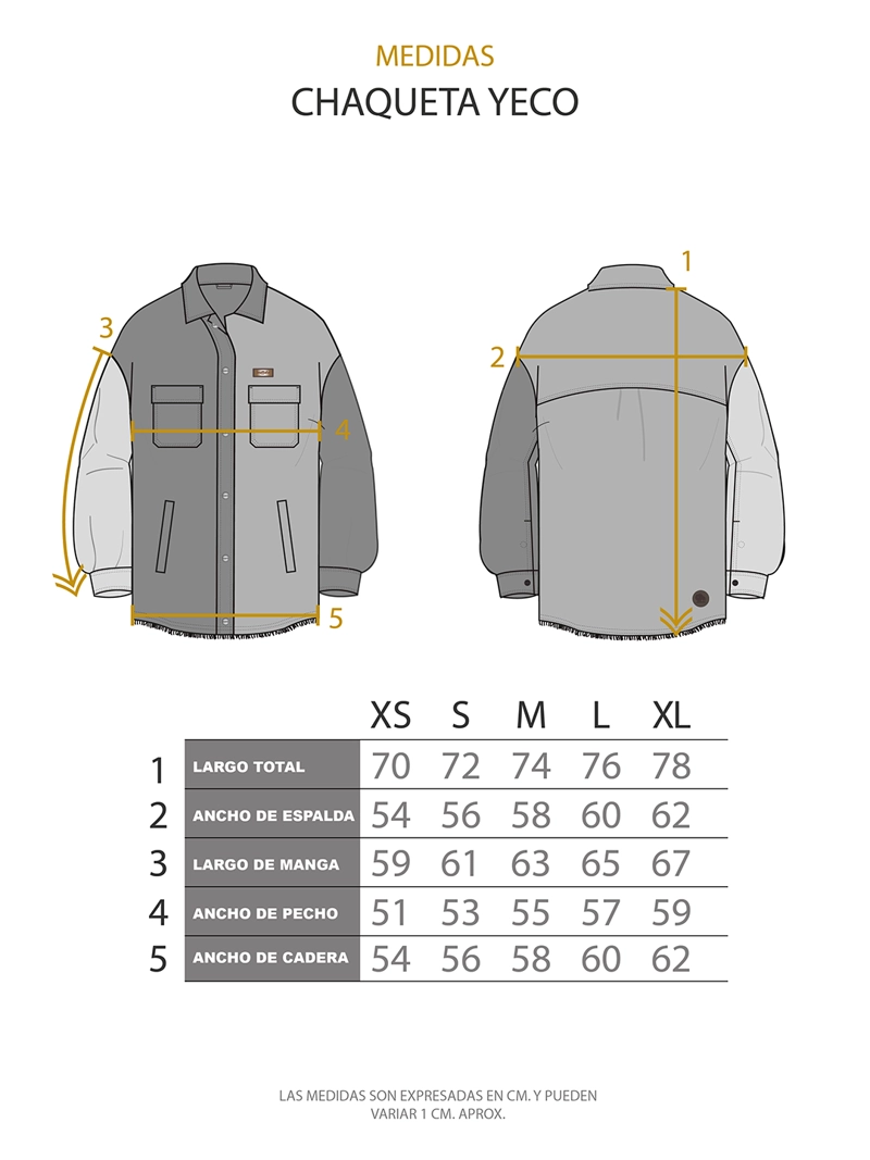 CHAQUETA YECO CAFE MUJER BUFFALO - 5