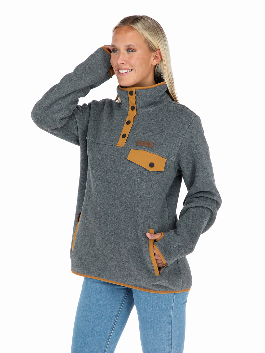 POLAR NAUTA GRIS MUJER BUFFALO - 1