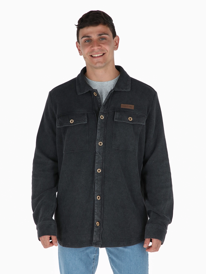 CAMISA CAÑI NEGRO HOMBRE BUFFALO - 1