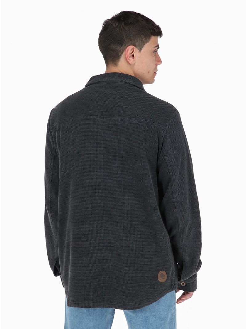 CAMISA CAÑI NEGRO HOMBRE BUFFALO - 3