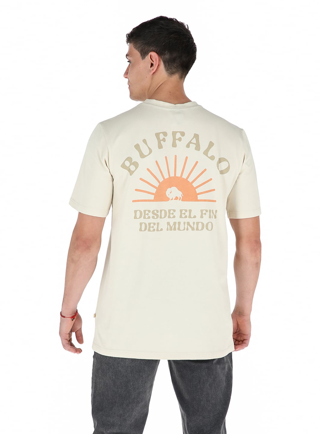 POLERA ATARDECER BEIGE HOMBRE BUFFALO - 3