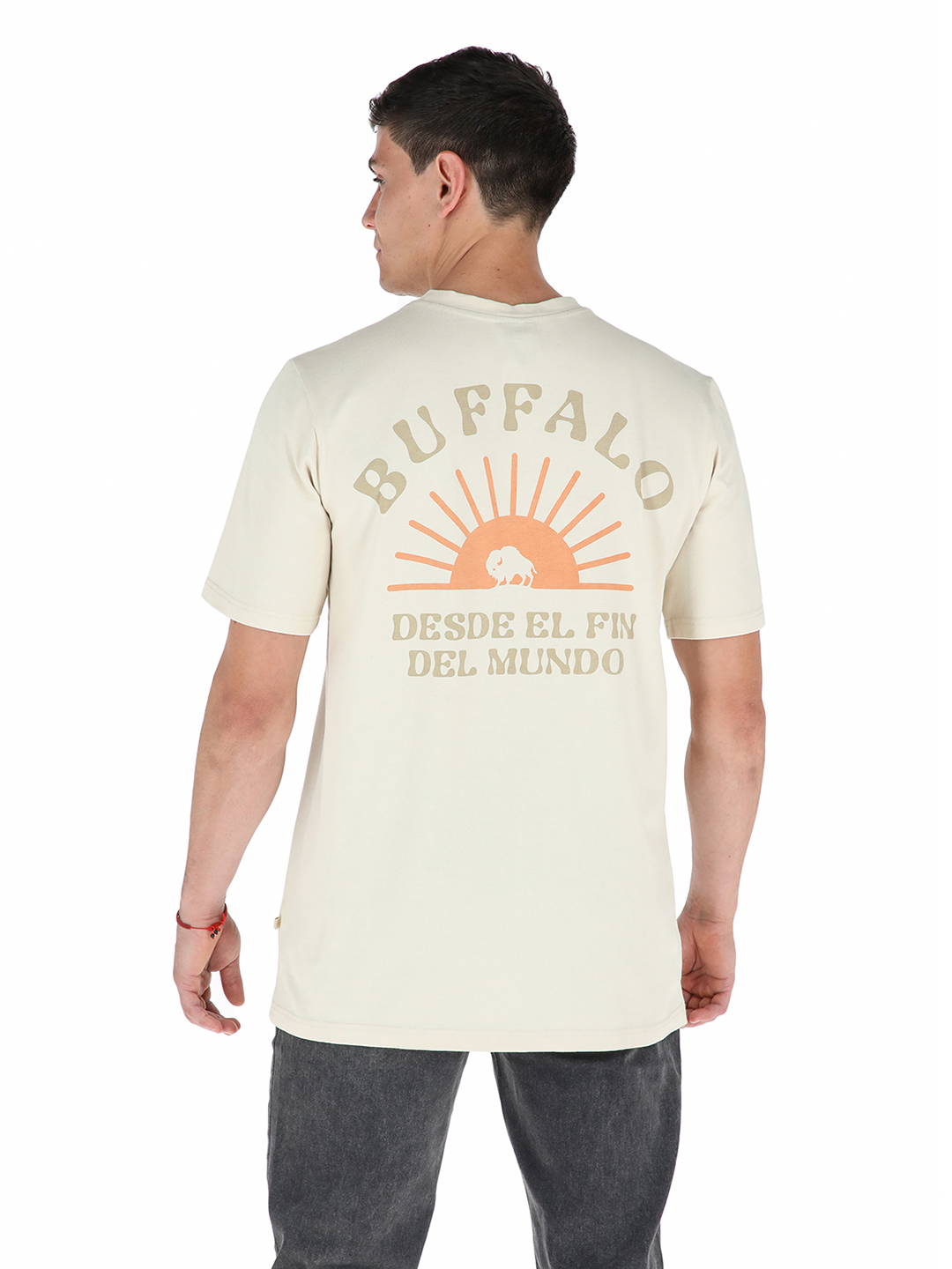 POLERA ATARDECER BEIGE HOMBRE BUFFALO - 3