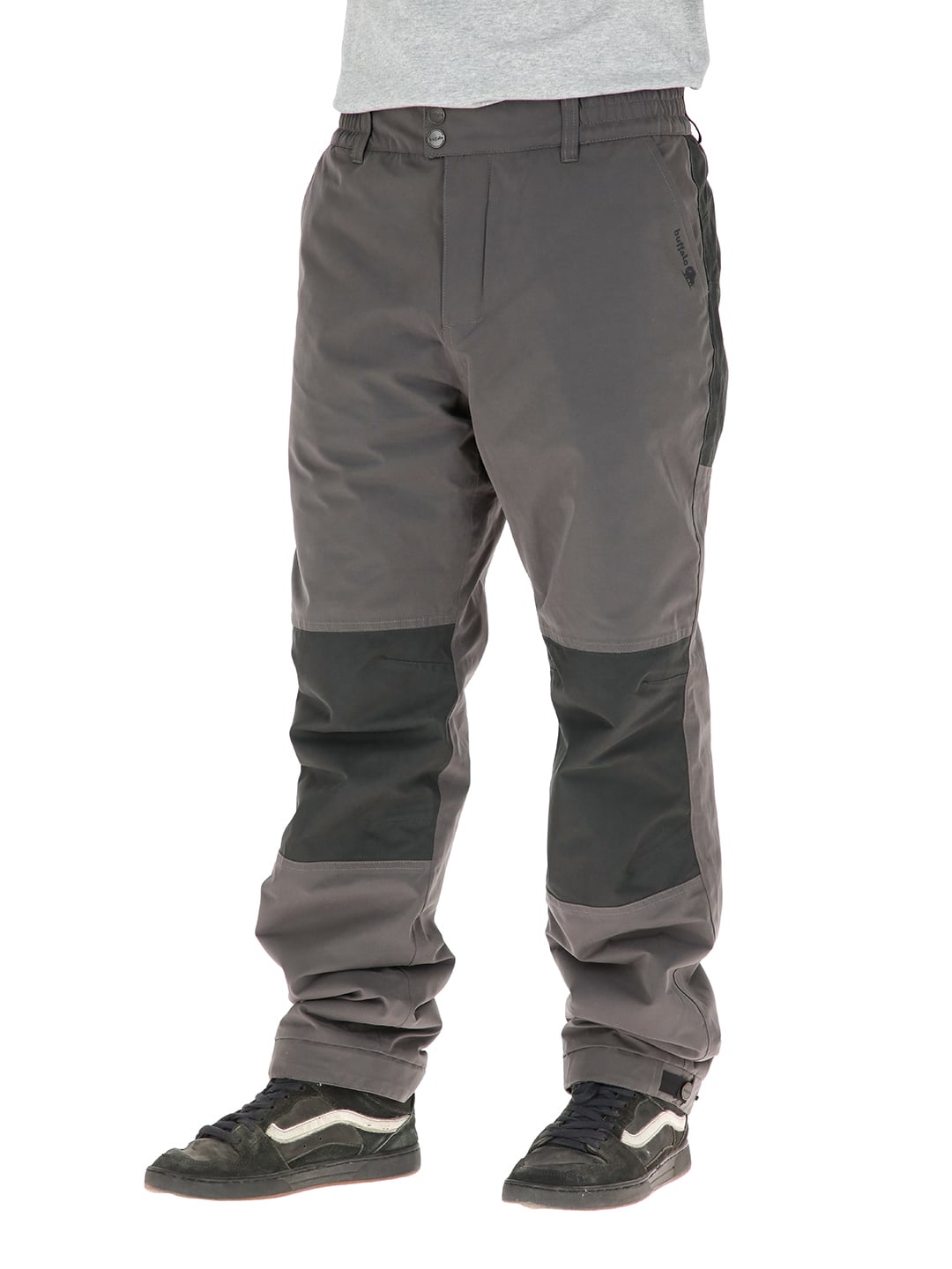 PANTALON IMPERMEABLE REVERSIBLE CAMALEON HOMBRE GRIS BUFFALO - 1