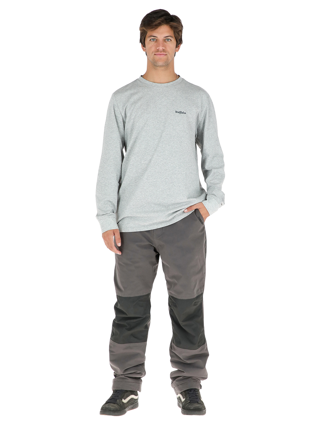 PANTALON IMPERMEABLE REVERSIBLE CAMALEON HOMBRE GRIS BUFFALO - 2