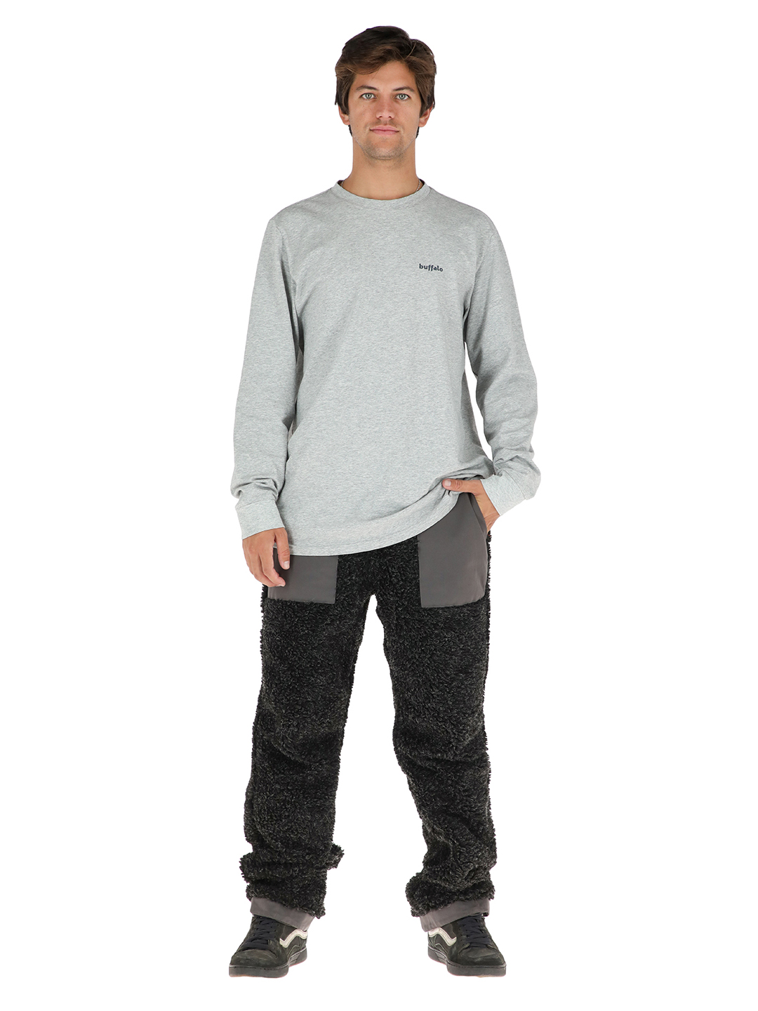 PANTALON IMPERMEABLE REVERSIBLE CAMALEON HOMBRE GRIS BUFFALO - 6