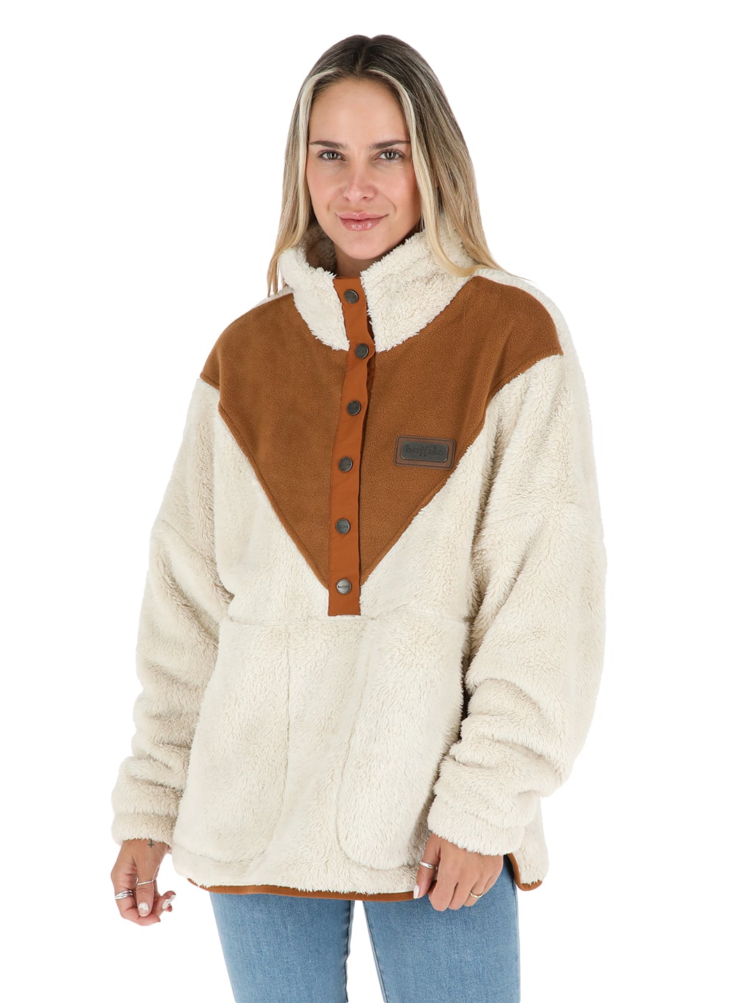 CHAQUETA MATU MUJER BEIGE BUFFALO - 1