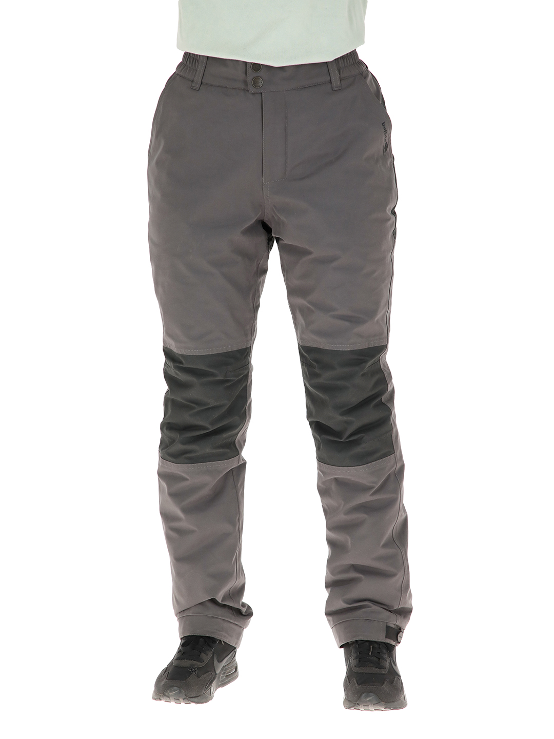 PANTALON IMPERMEABLE REVERSIBLE CAMALEON MUJER GRIS BUFFALO - 1