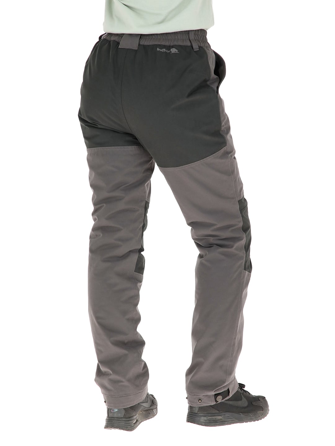 PANTALON IMPERMEABLE REVERSIBLE CAMALEON MUJER GRIS BUFFALO - 3