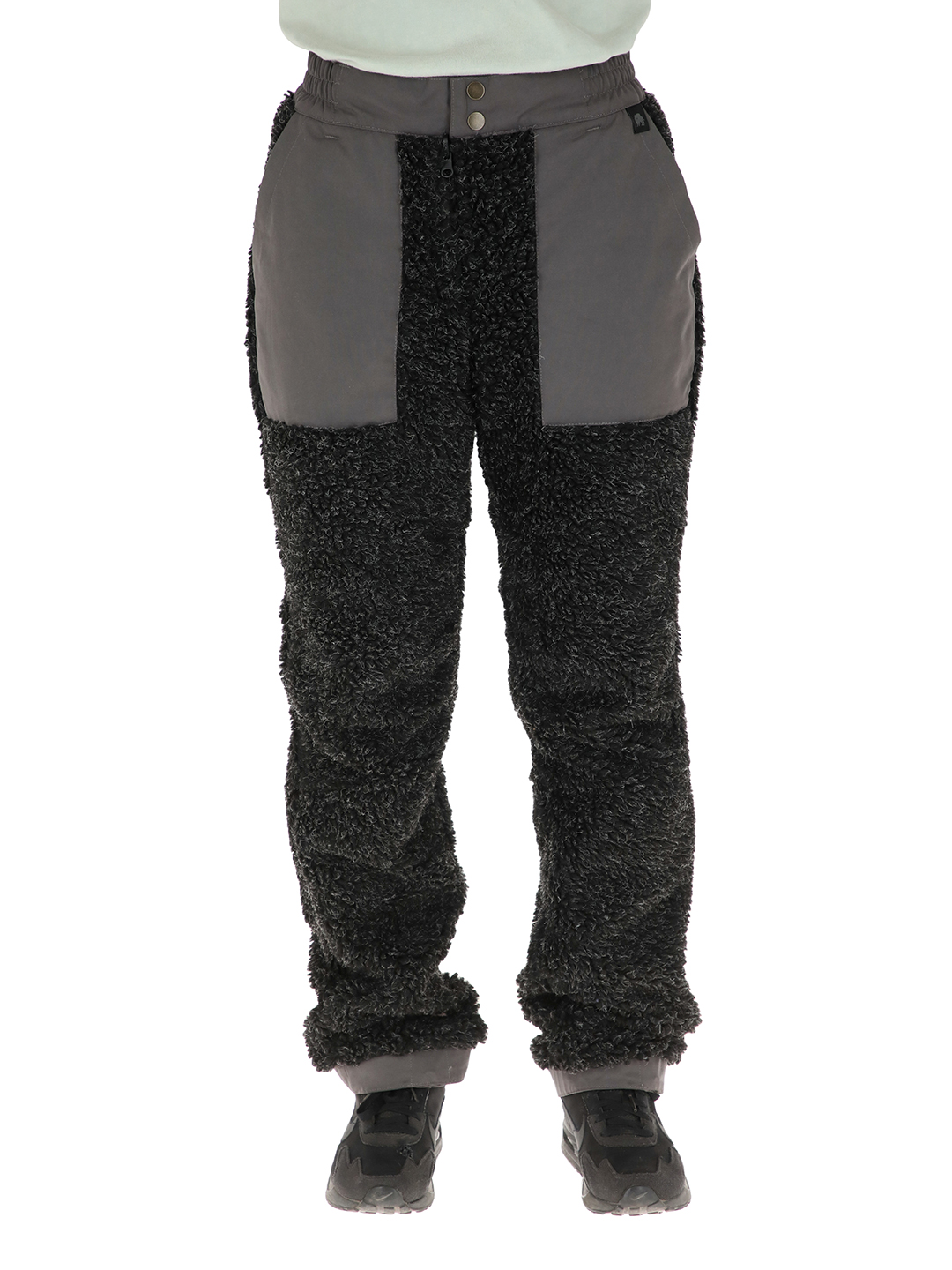 PANTALON IMPERMEABLE REVERSIBLE CAMALEON MUJER GRIS BUFFALO - 5