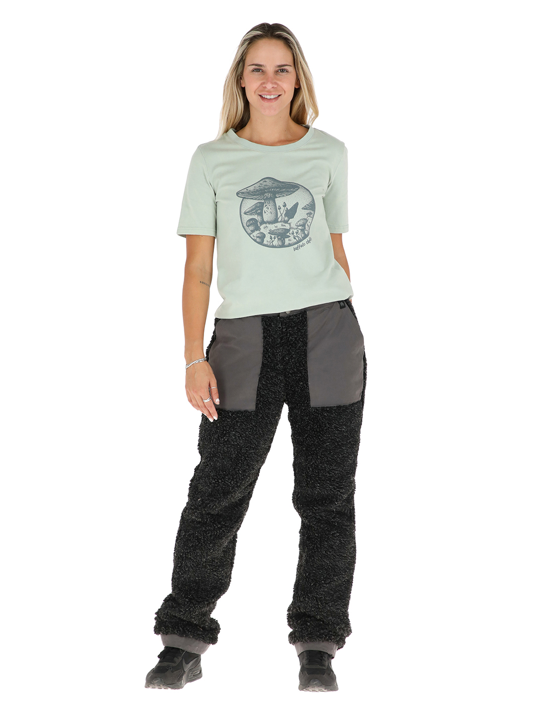 PANTALON IMPERMEABLE REVERSIBLE CAMALEON MUJER GRIS BUFFALO - 6