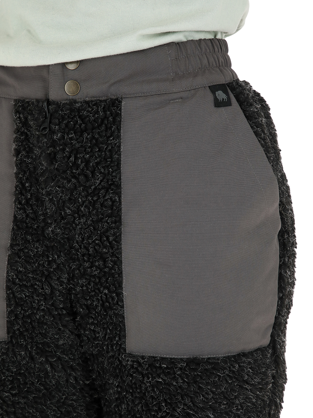 PANTALON IMPERMEABLE REVERSIBLE CAMALEON MUJER GRIS BUFFALO - 8