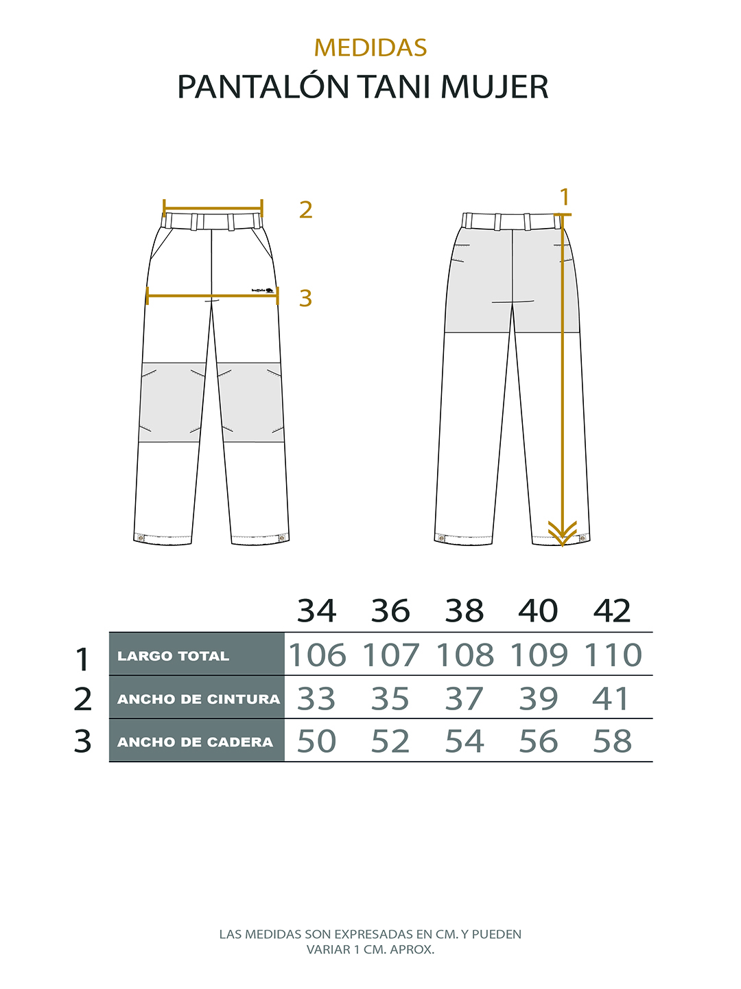 PANTALON IMPERMEABLE REVERSIBLE CAMALEON MUJER GRIS BUFFALO - 9