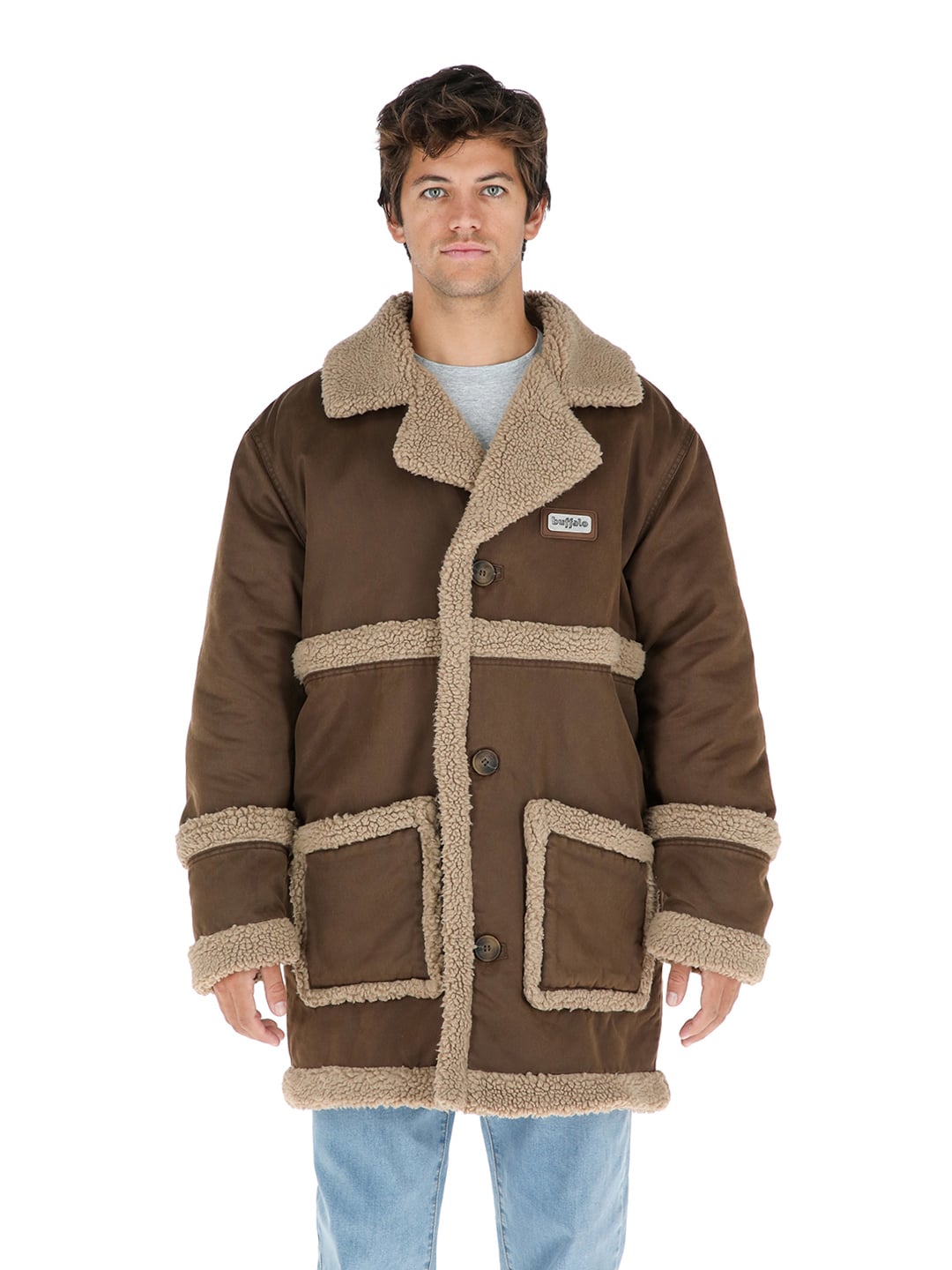 CHAQUETA ANKA HOMBRE EN COLOR CAFE BUFFALO - 1