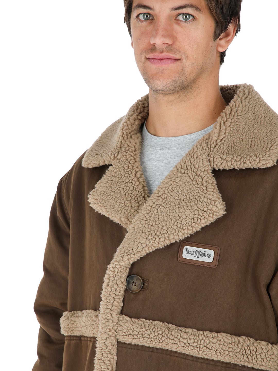 CHAQUETA ANKA HOMBRE EN COLOR CAFE BUFFALO - 4