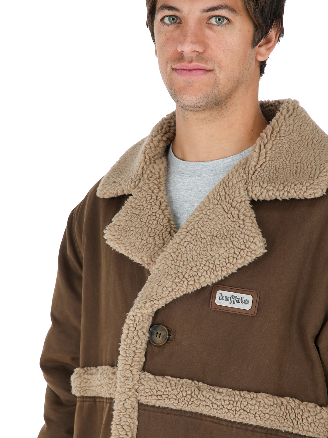 CHAQUETA ANKA HOMBRE EN COLOR CAFE BUFFALO - 4