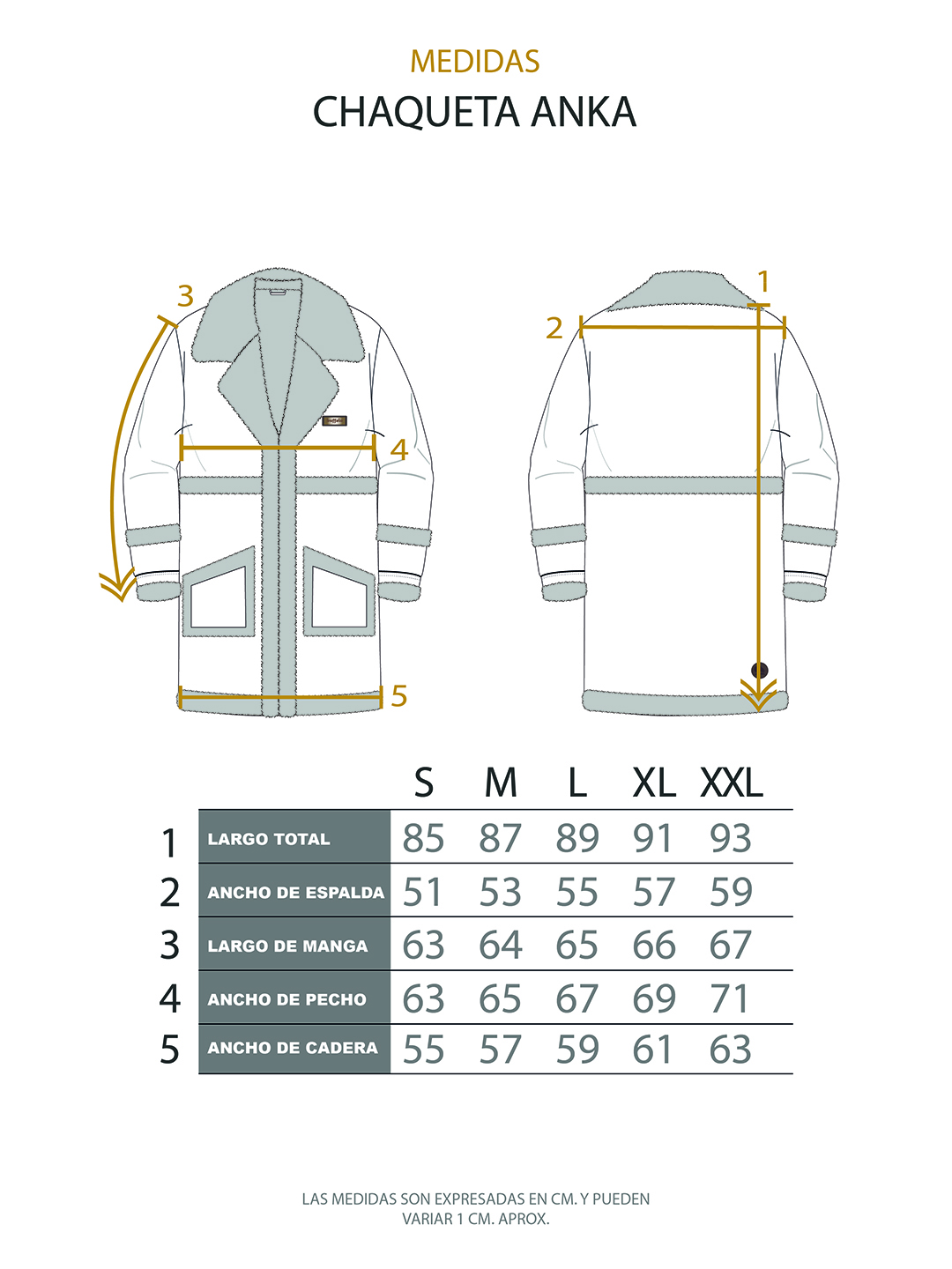 CHAQUETA ANKA HOMBRE EN COLOR CAFE BUFFALO - 5