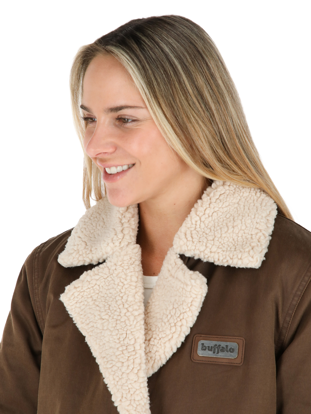 CHAQUETA KOA MUJER EN COLOR CAFE BUFFALO - 4