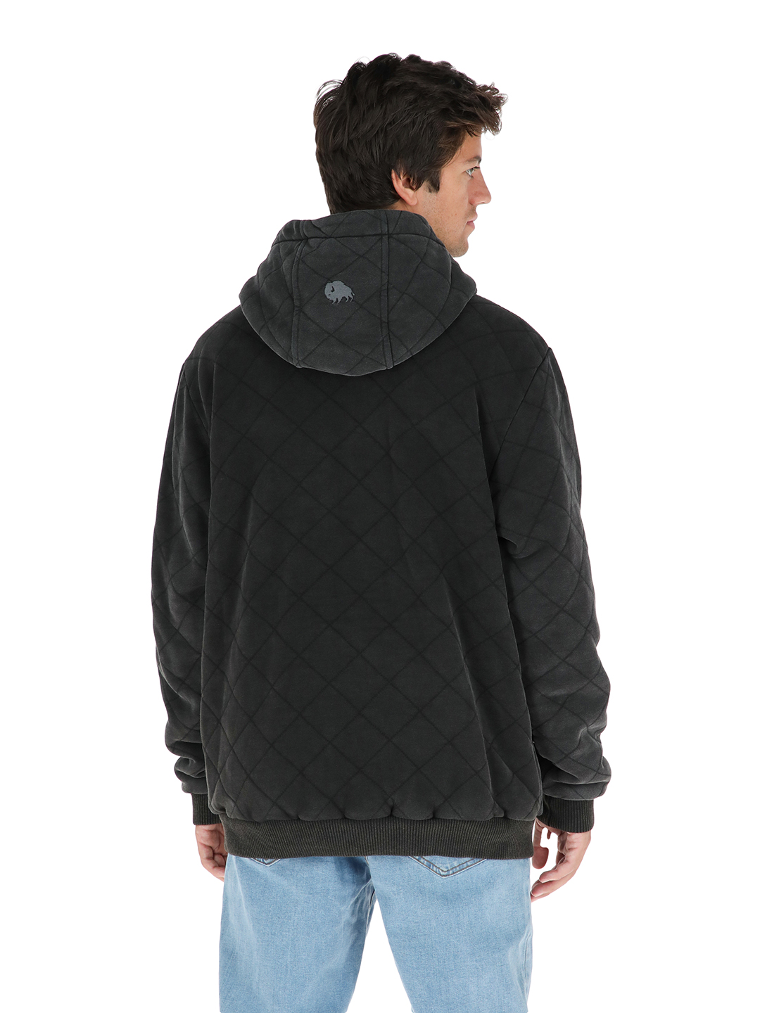 POLERON CHIPORRO HOMBRE EN COLOR NEGRO BUFFALO - 3