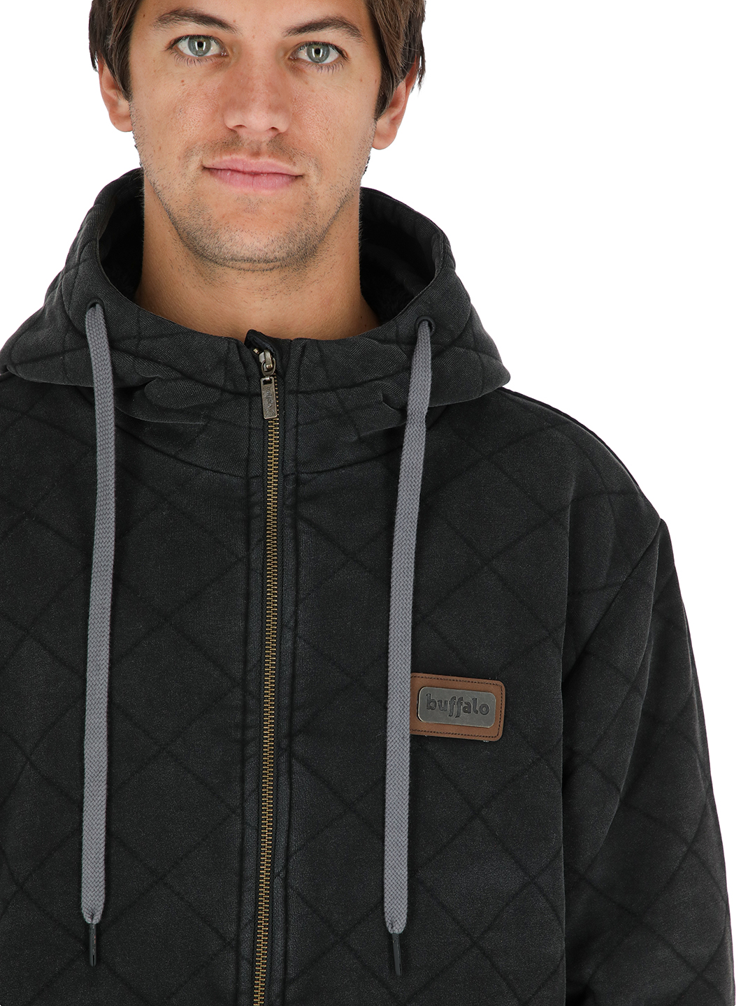 POLERON CHIPORRO HOMBRE EN COLOR NEGRO BUFFALO - 4