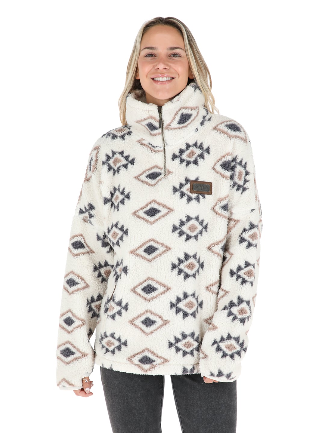 CHAQUETA TOKI MUJER CRUDO BUFFALO - 1