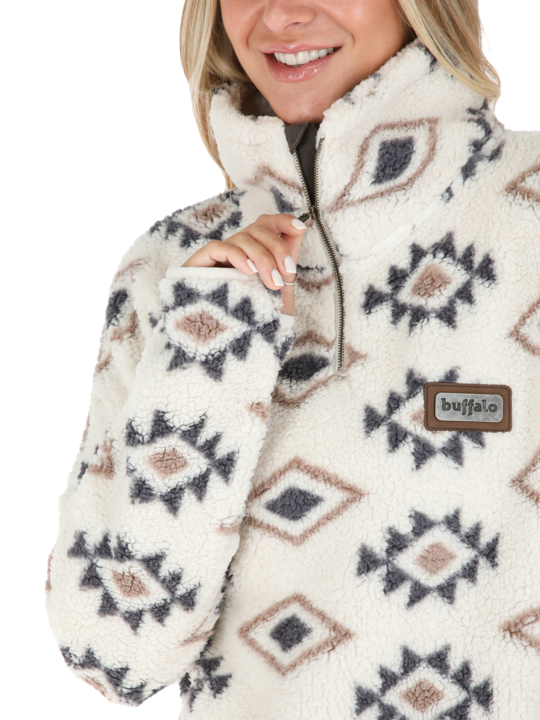 CHAQUETA TOKI MUJER CRUDO BUFFALO - 4