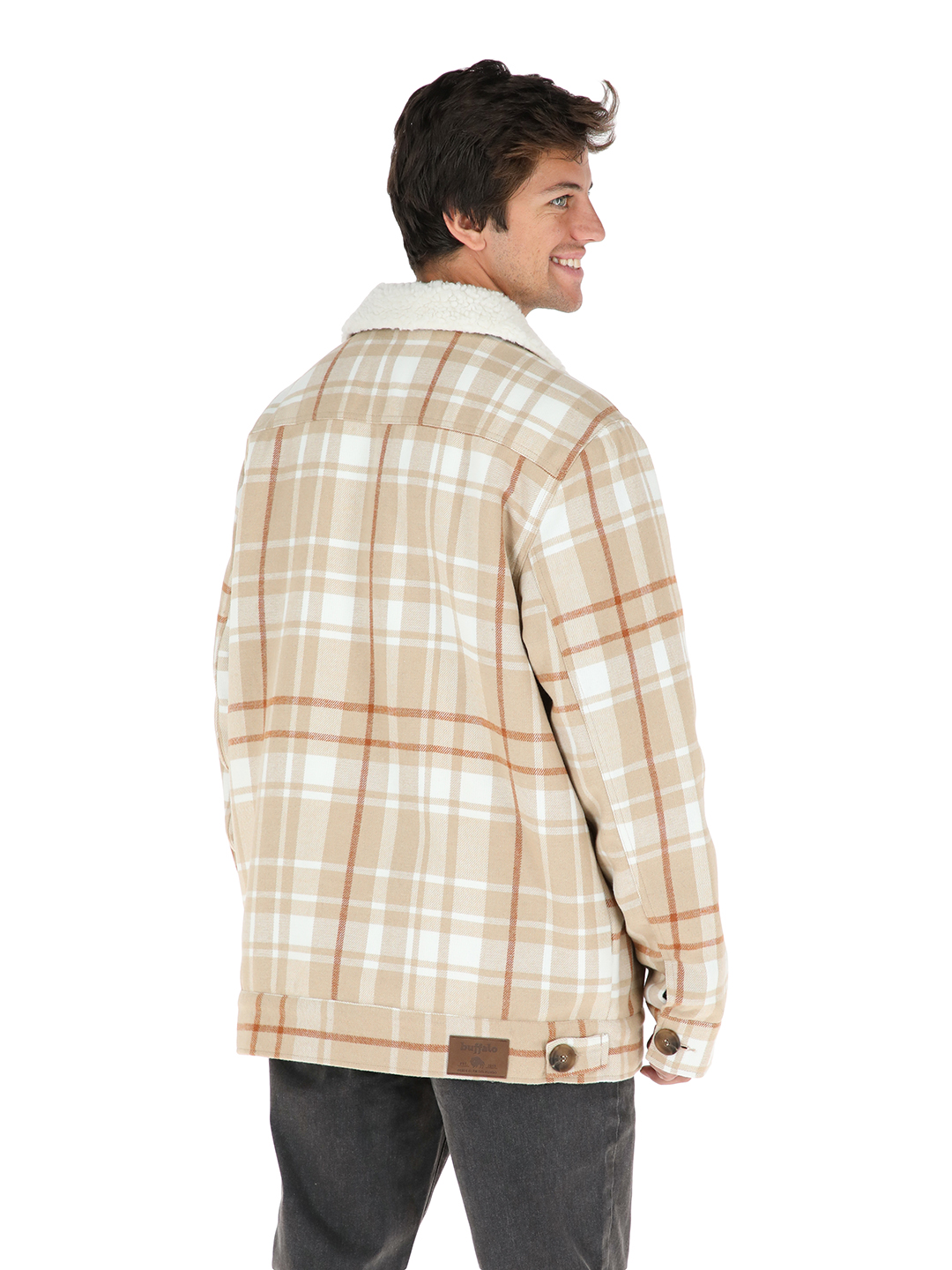 CHAQUETA LAFKEN HOMBRE EN COLOR CAFE BUFFALO - 3