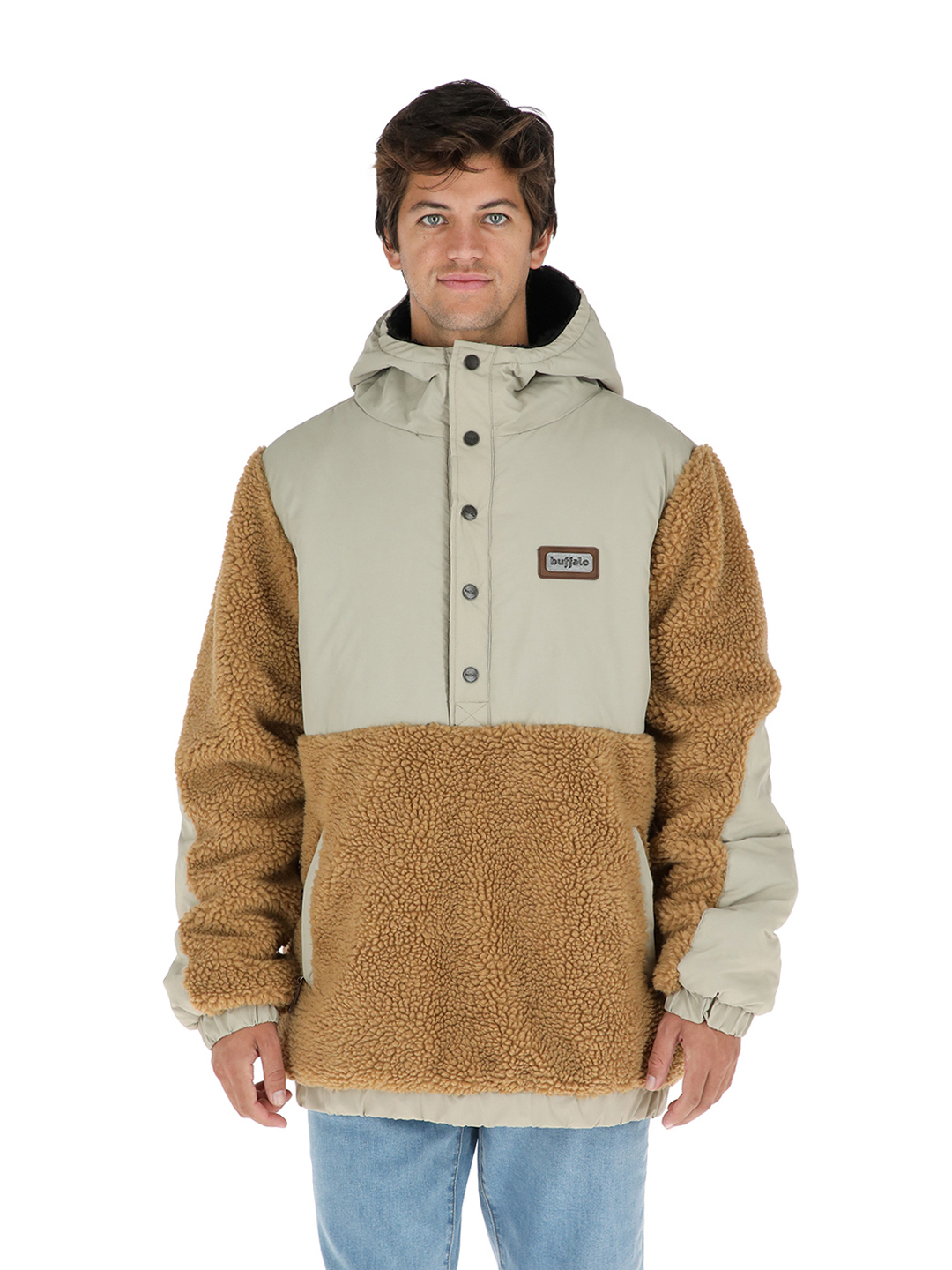 CHAQUETA LEÑO HOMBRE MOSTAZA BUFFALO - 1