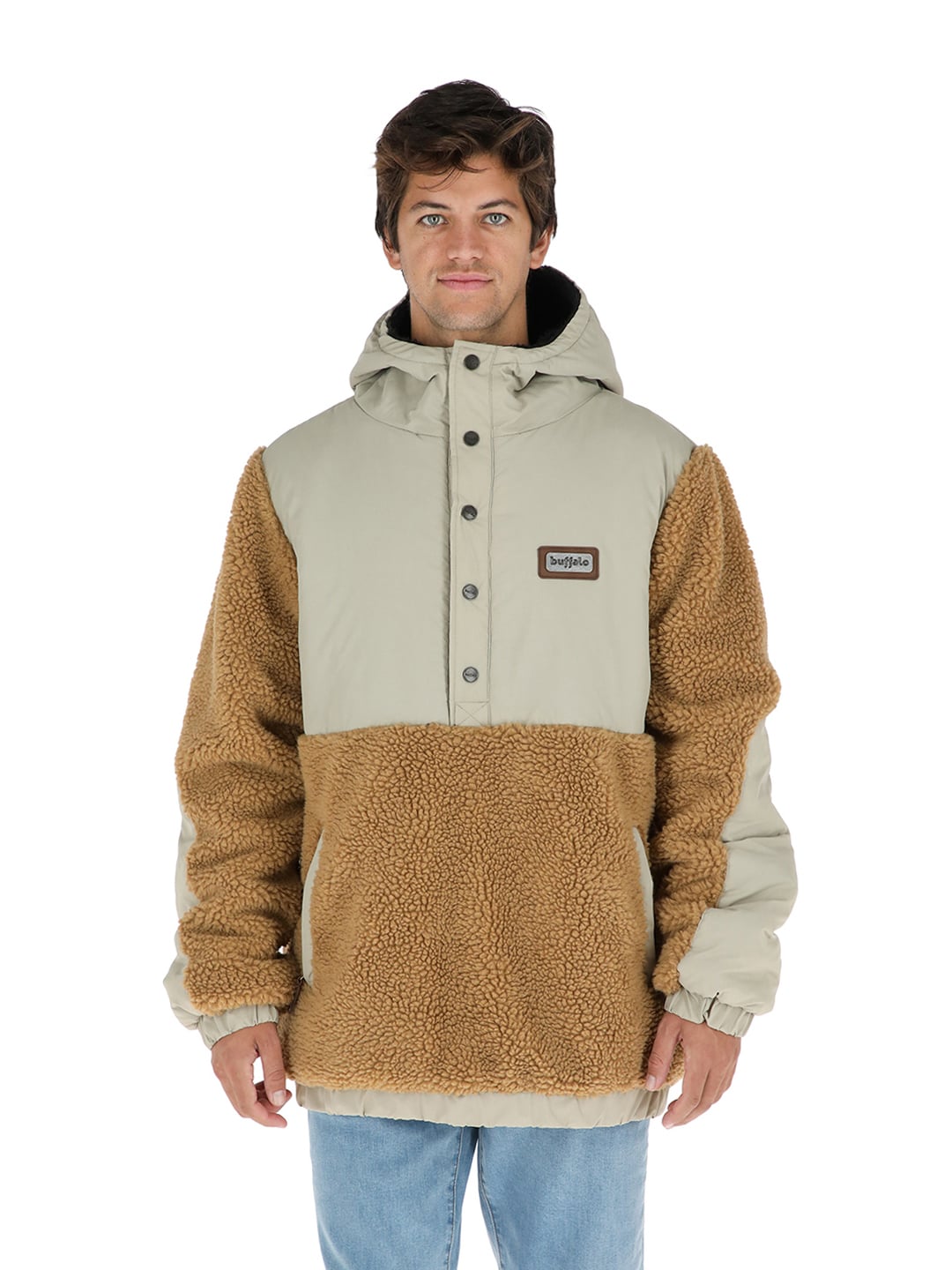 CHAQUETA LEÑO HOMBRE MOSTAZA BUFFALO - 1