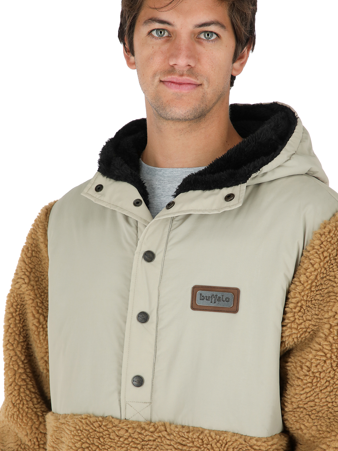 CHAQUETA LEÑO HOMBRE MOSTAZA BUFFALO - 4