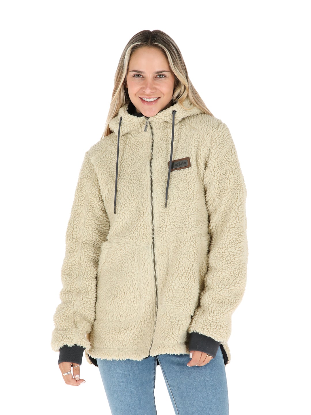 CHAQUETA LEMU MUJER CRUDO BUFFALO - 1