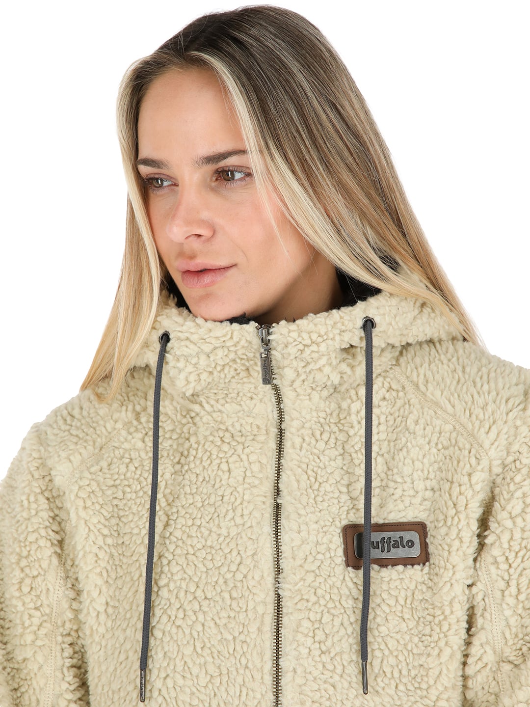 CHAQUETA LEMU MUJER CRUDO BUFFALO - 4