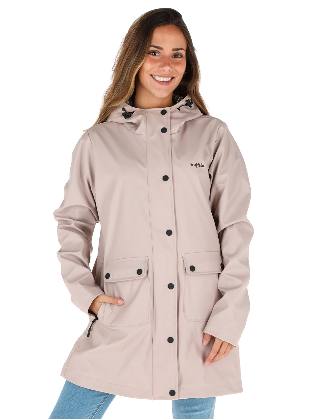 IMPERMEABLE RAINCOAT MUJER ROSADO BUFFALO