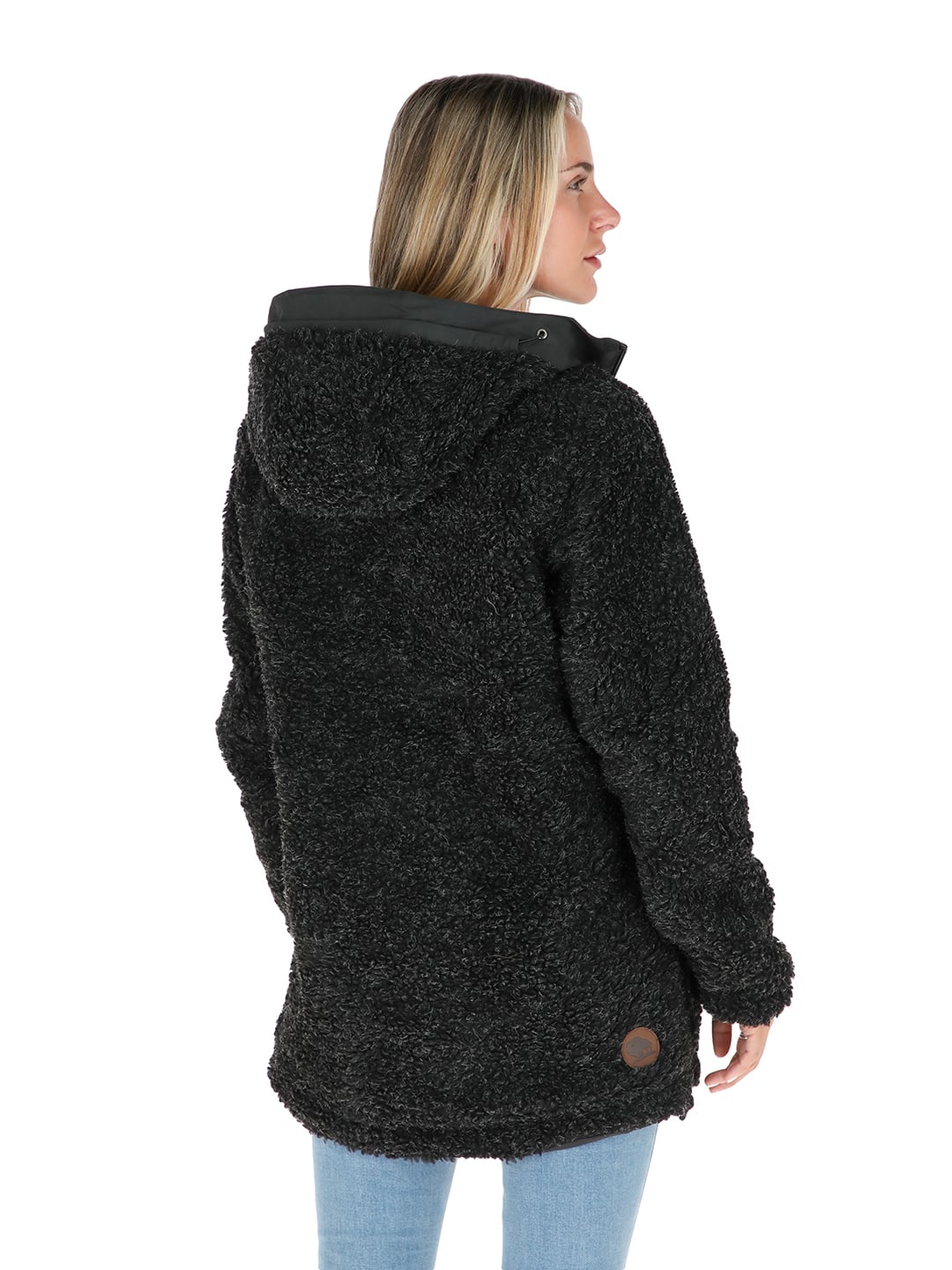 PARKA IMPERMEABLE REVERSIBLE CAMALEON MUJER EN COLOR NEGRO BUFFALO - 7