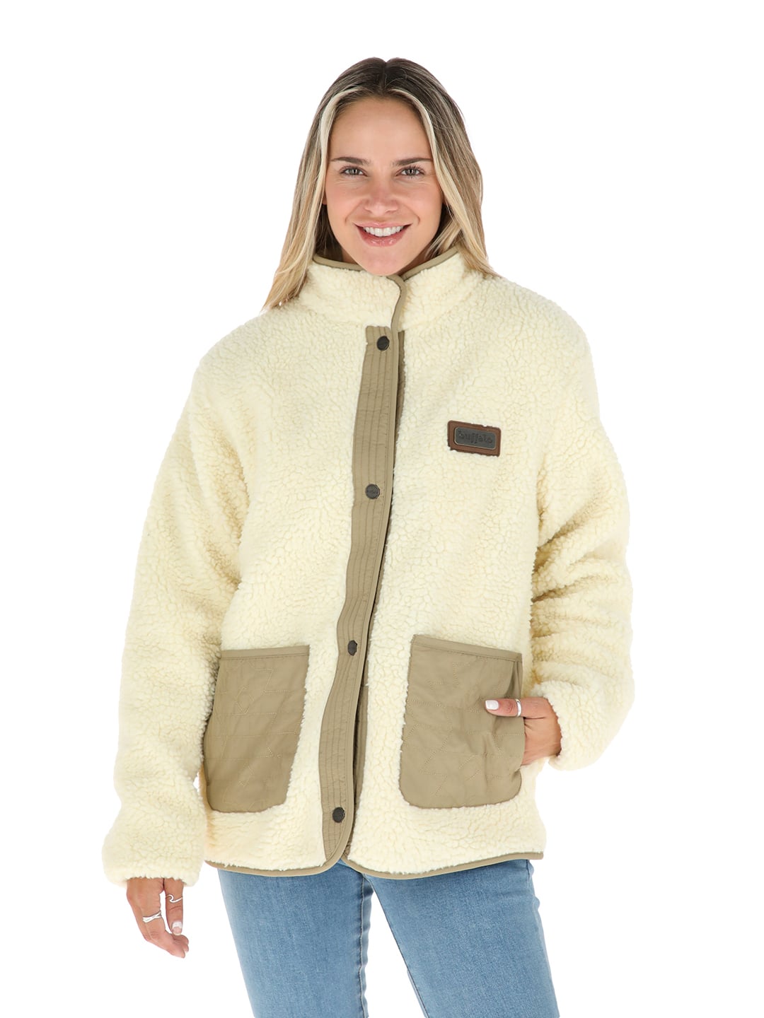 CHAQUETA PETI MUJER CRUDO BUFFALO - 1